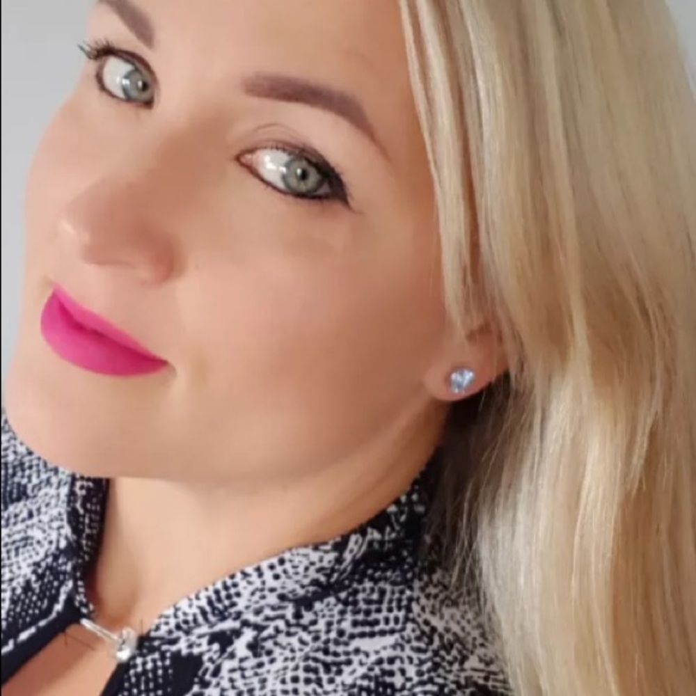 New! Sterling Silver Topaz Studs - Picture 3 of 9